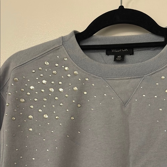 Wildfox Crewneck with Gemstones - Picture 2 of 4